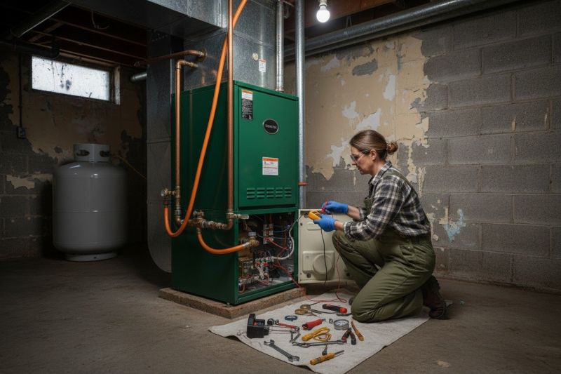 Propane Water Heater Repair detail